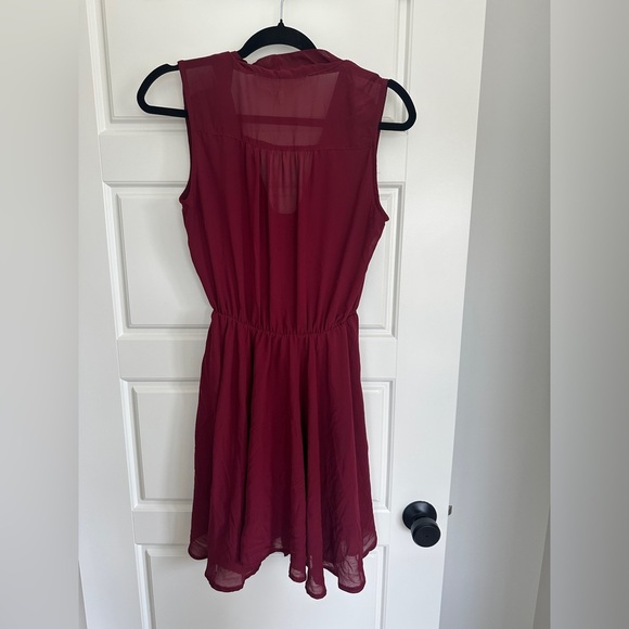Pink Martini Red Pleated Midi Sundress - Picture 2 of 3